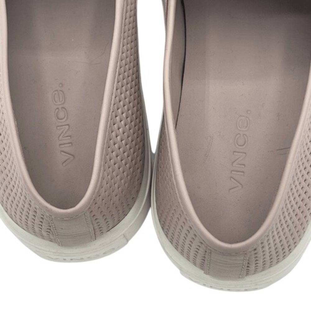 Vince Blair Taupe Perforated Leather Slip-On Sneakers Women's Size 5 - Picture 5 of 8